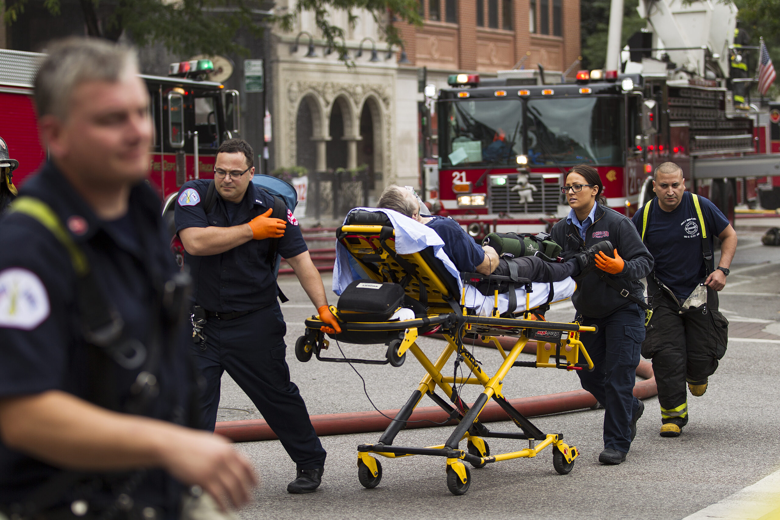 EMS Emergency Medical Services ambulance team